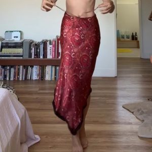 Vintage paisley Maje skirt